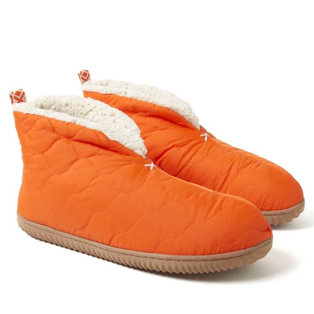 NEW| Dearfoams Men's Warm Up Bootie Slipper Size 9-10 - Picture 1 of 9